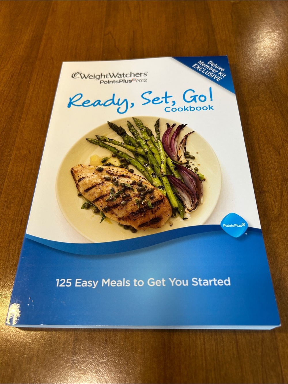 Weight Watchers Ready, Set, Go! Cookbook - Blue and White